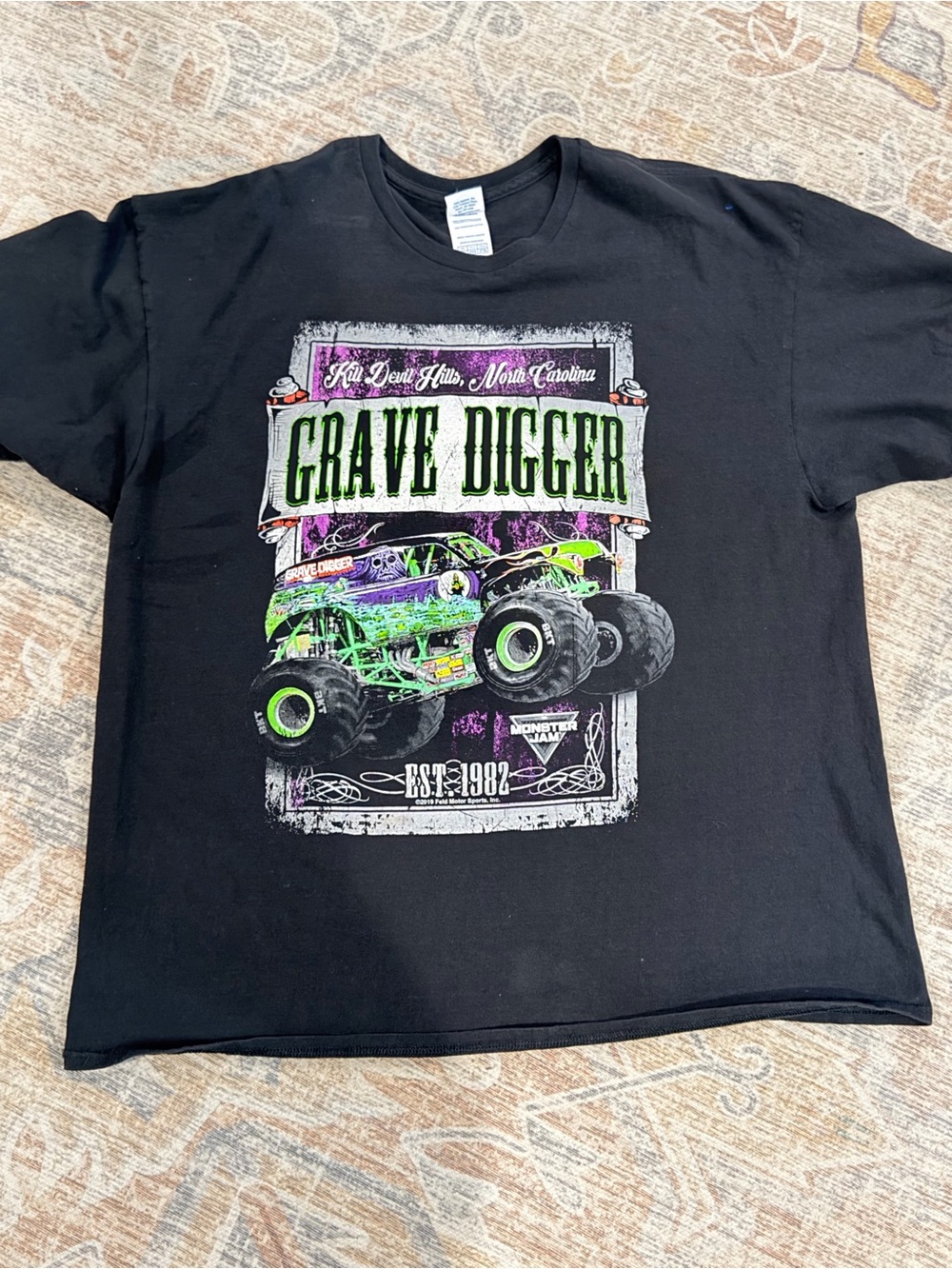 Kids Black Graphic Tee